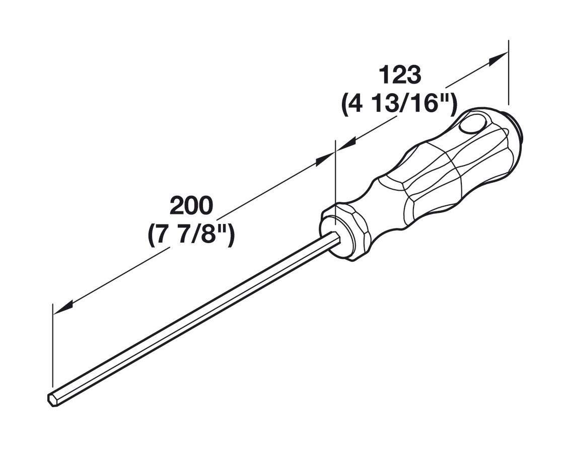Hafele AXILO Extension Tool for Häfele AXILO™ 78 Plinth Adjusting Fitting System