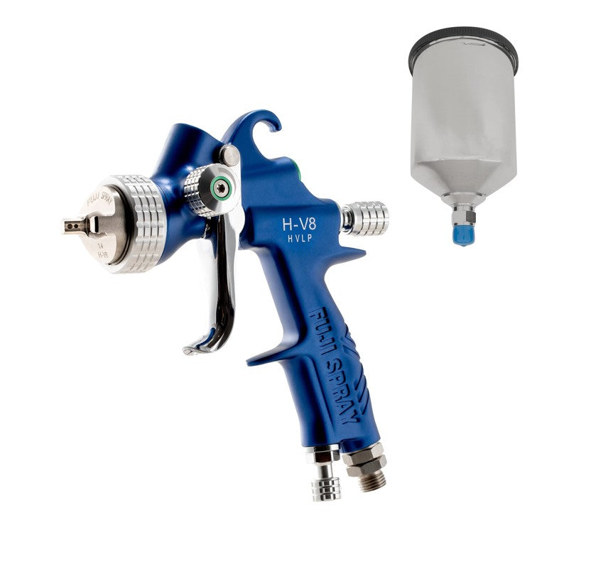 Fuji Spray H-V8 Spray Gun with 1.4mm Air Cap, 600cc Nylon Cup