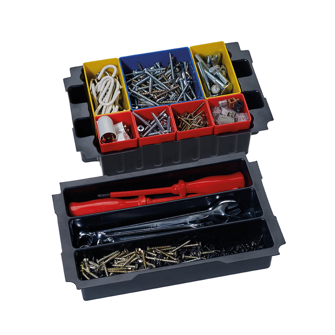 Tanos MINI Systainer III T-Loc for Small Parts with Box Insert (3 compartments)