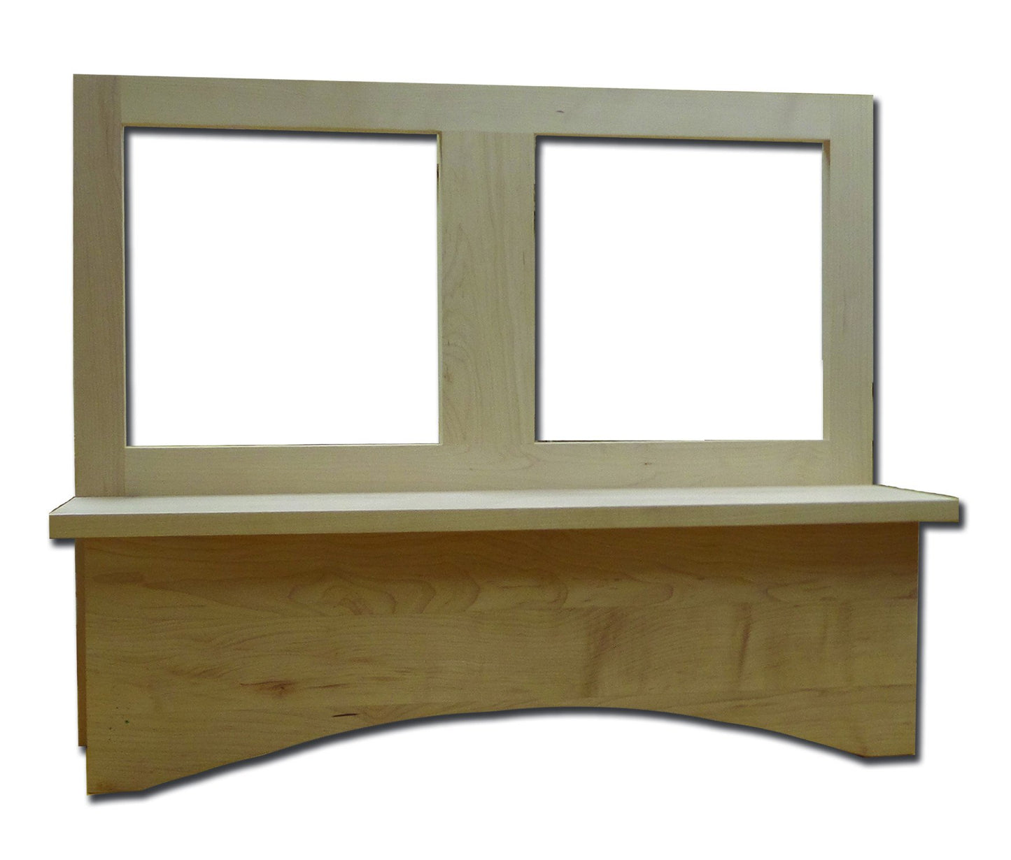 Castlewood SY-JAHFP Arched Plain Valance Mantel Hood Front