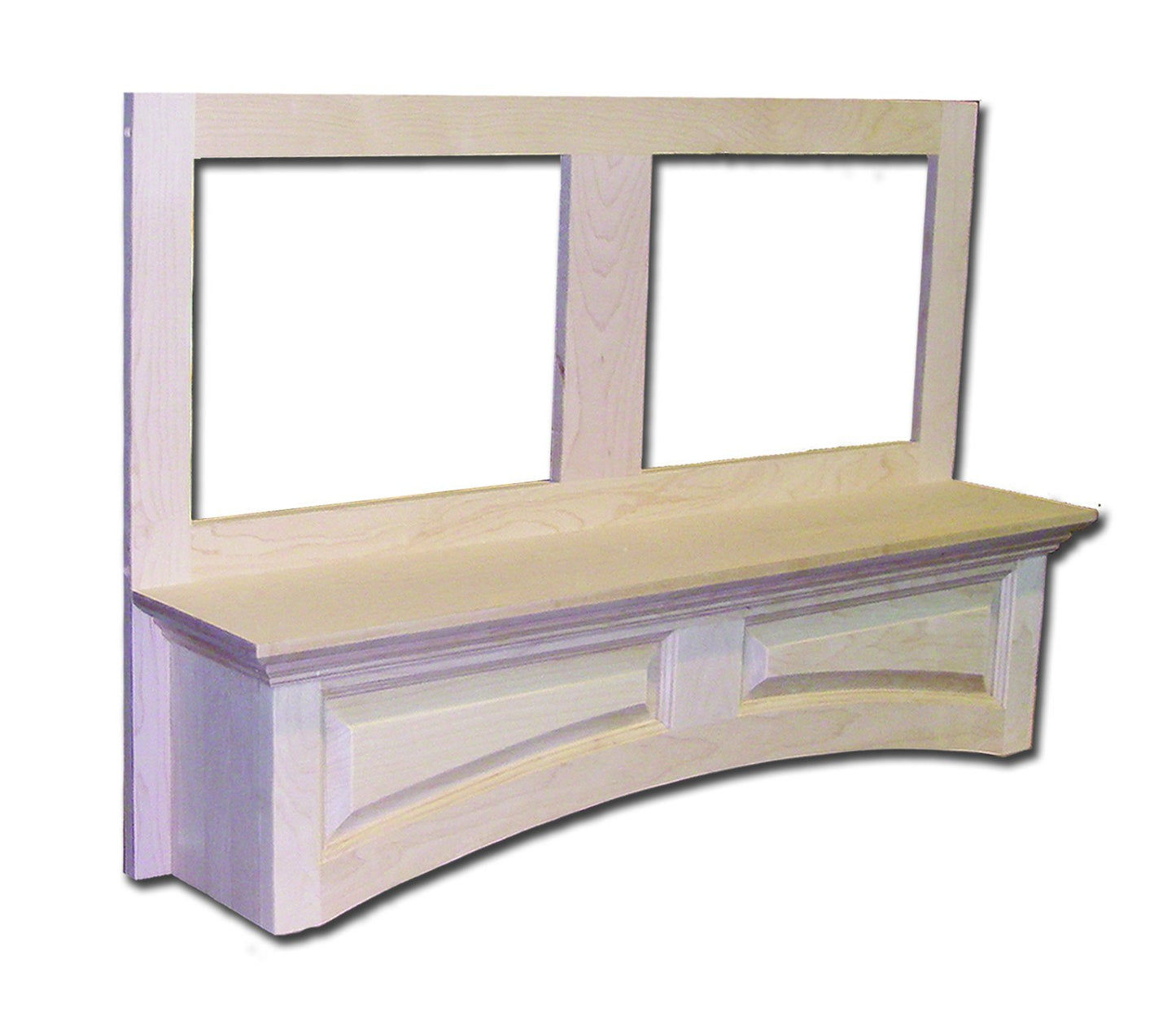 Castlewood SY-JAVHF Arched Raised Panel Valance Mantel Hood Front