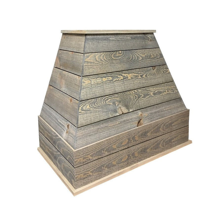 Castlewood SY-WCSXLRH Rustic Shiplap Range Hood without Extension