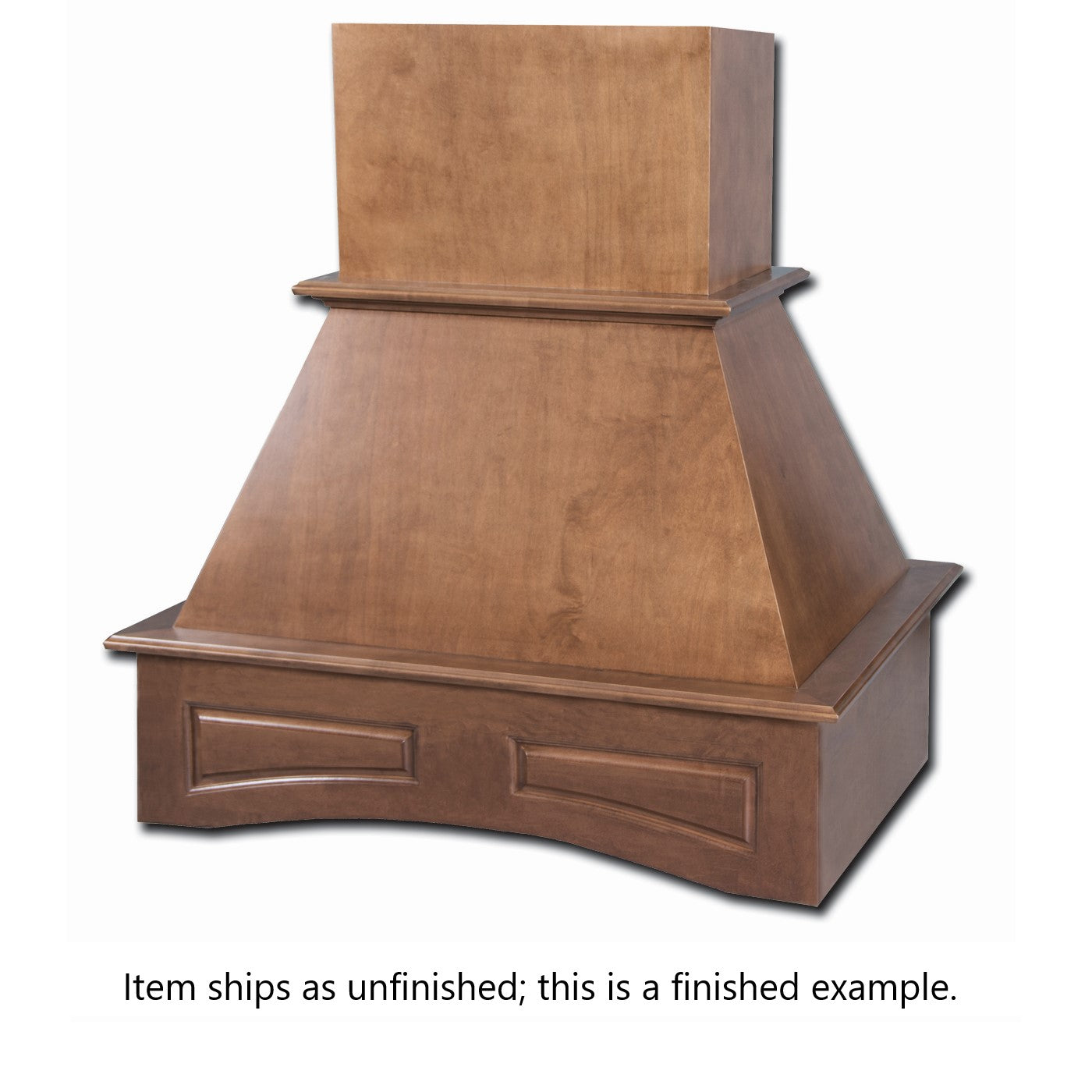 Castlewood WY-WICHAP Arched Raised Panel Island Chimney Range Hood