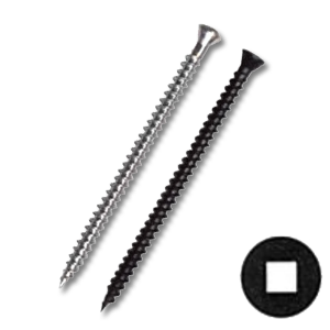 Trim Head Square Drive #1 Punch Wood Screw - Intertek