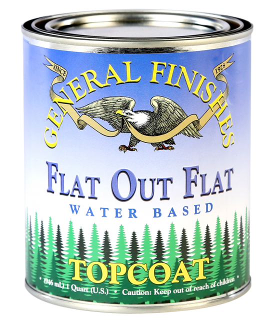 General Finishes Flat Out Flat Clear Water Based Wax Top Coat