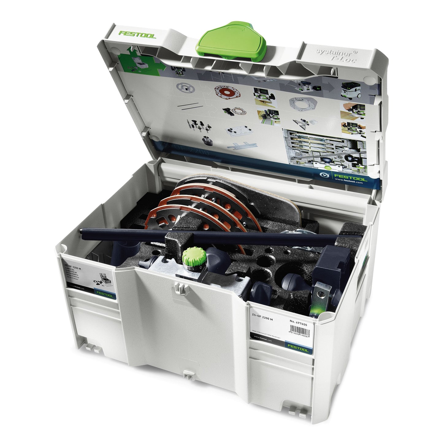 Festool 497655 Router Accessory Kit for OF 2200, Metric