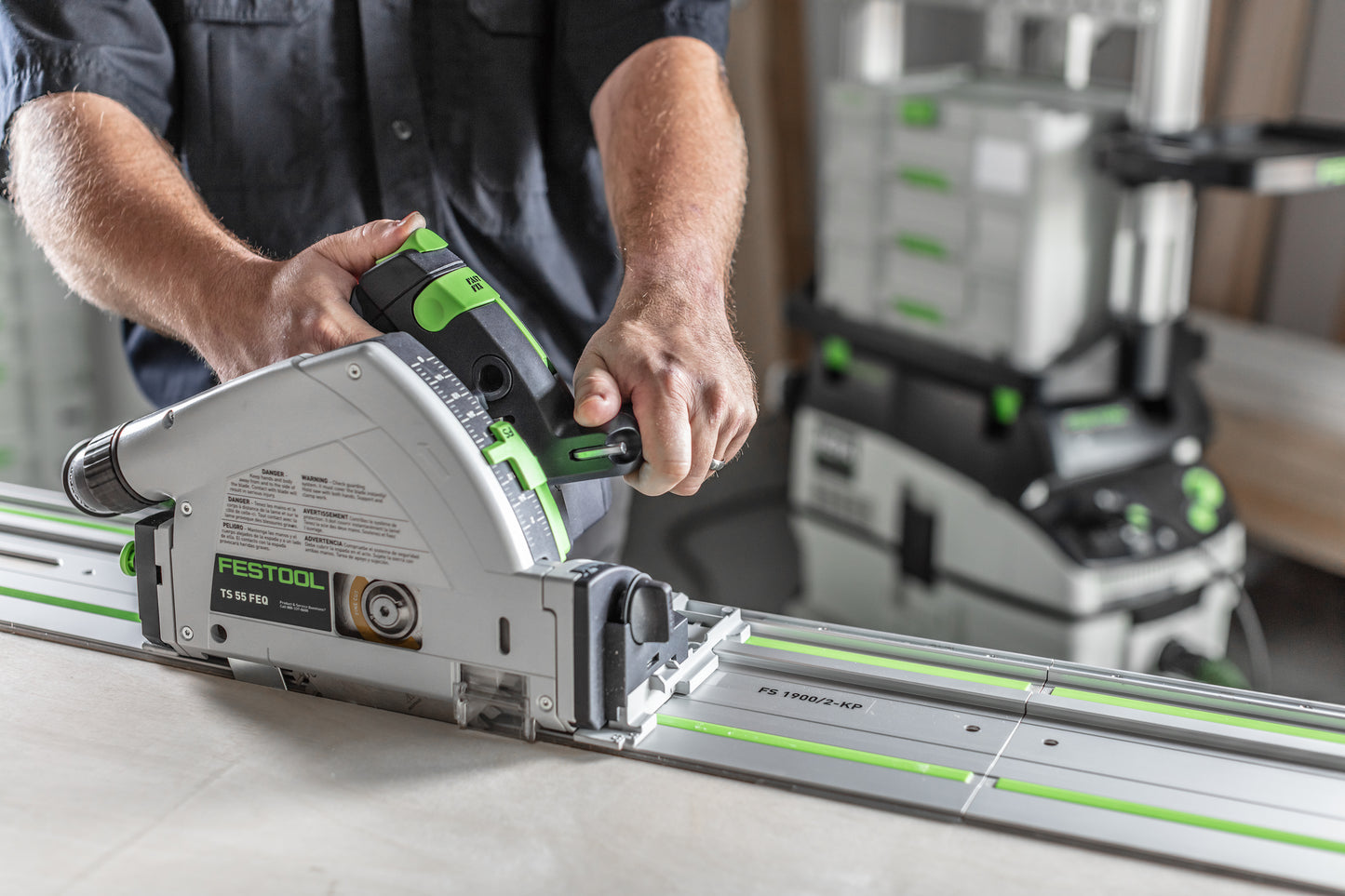 Festool 576708 TS 55 FEQ Plunge Cut Track Saw