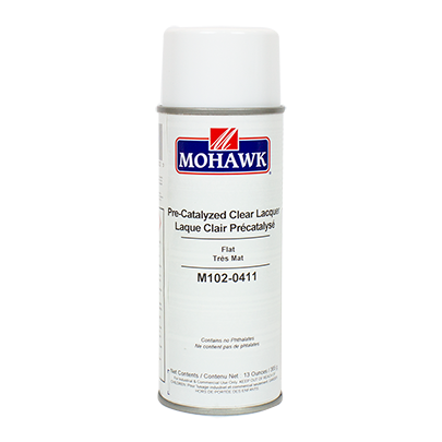 Mohawk Pre-Catalyzed Lacquer Top Coat, Aerosol