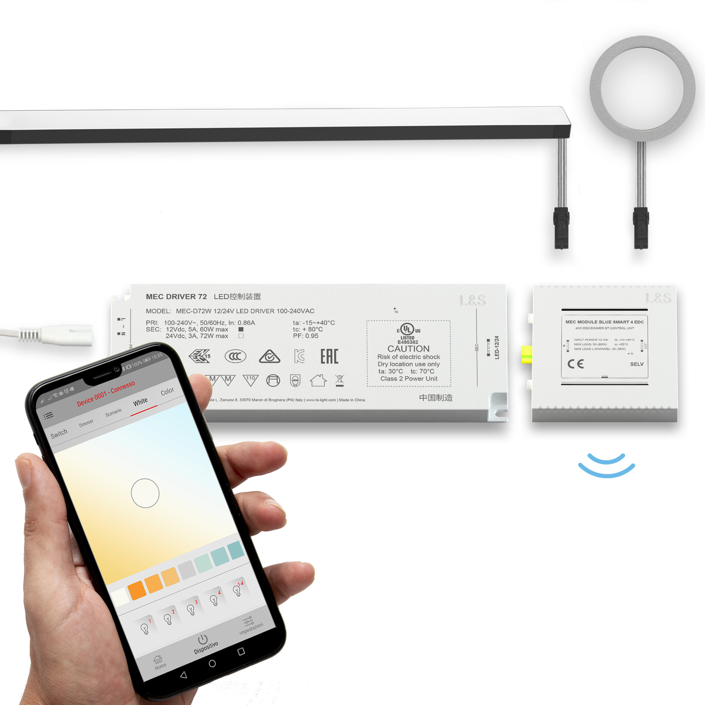 L&S Lighting 12V/24V MEC LED Driver for Modules