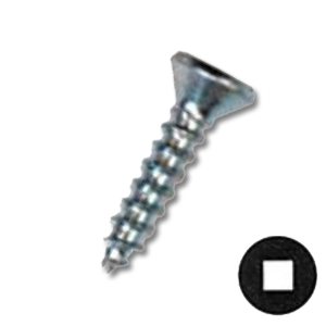 Flat Square Drive Type A Wood Screw - Intertek