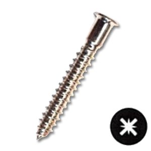 Confirmat Wood Screw with Pozi Drive - Intertek