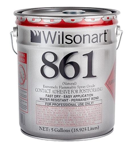 Wilsonart 860/861 Contact Adhesive, 5 Gallon