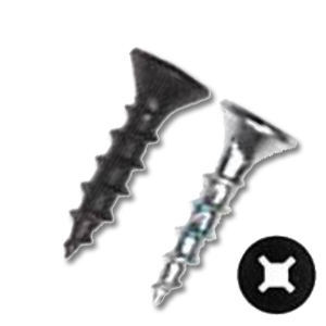 Flat Combo Drive Deep Thread Wood Screw - Intertek