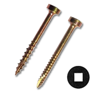 Fillister Square Drive Type 17 Pocket Hole Wood Screw - Intertek