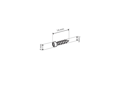 Lamello Clamex S-20 Detachable Furniture Connector for the 4mm Groove