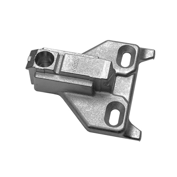 Blum 6 mm Elongated Holes Screw-On Face Frame Adaptor Mounting Plate, Face Frame Mounting Plates