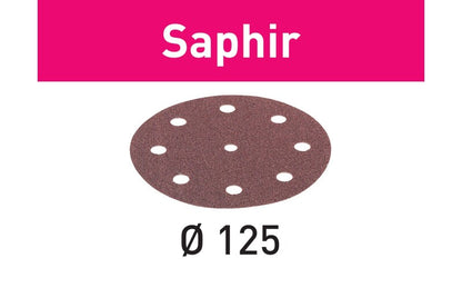 Festool Saphir Round 5" (125 mm) 9-Hole Sandpaper