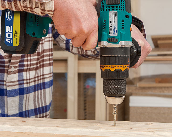 Virutex Cordless Impact Drill/Screwdriver ATB80P (20V 4Ah)