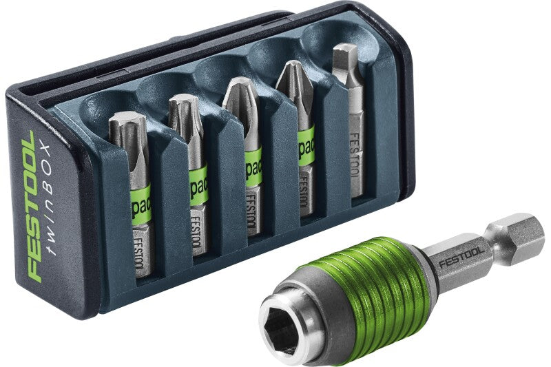 Festool 204384 5-Piece Impact Drill Bit Set with Lockable Impact Bit Holder