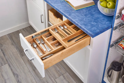 Rev-A-Shelf 4WTCD Tiered Cutlery Drawer for Face Frame Application, with Blumotion Soft-Close