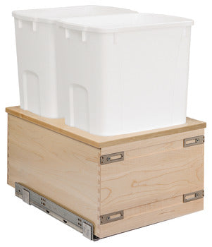 Century Cascade Series Baltic Birch Waste Bin