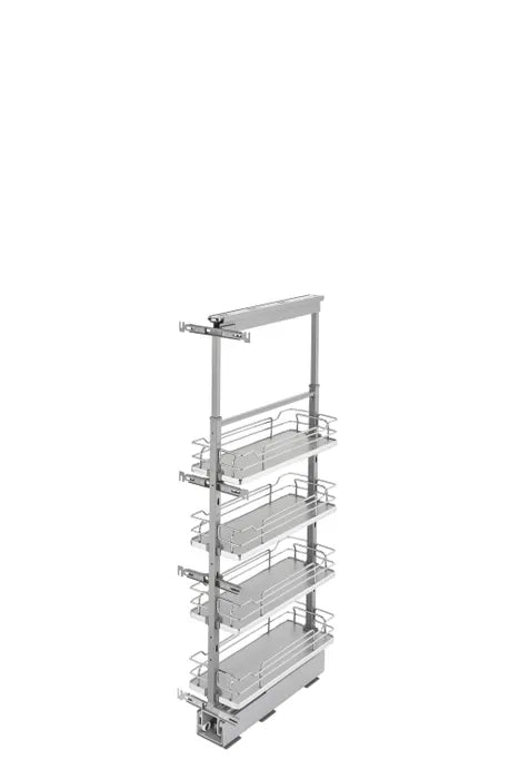Rev-A-Shelf 5343 Series Solid Bottom Pantry Pullout | 4 Shelves with Soft-Close