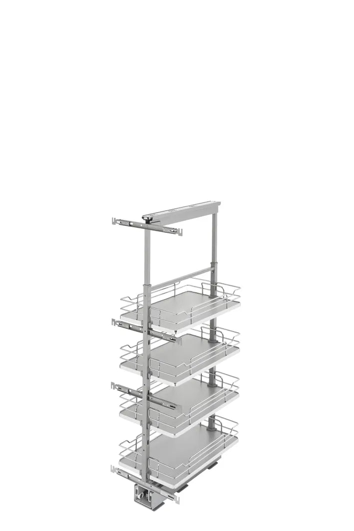 Rev-A-Shelf 5343 Series Solid Bottom Pantry Pullout | 4 Shelves with Soft-Close