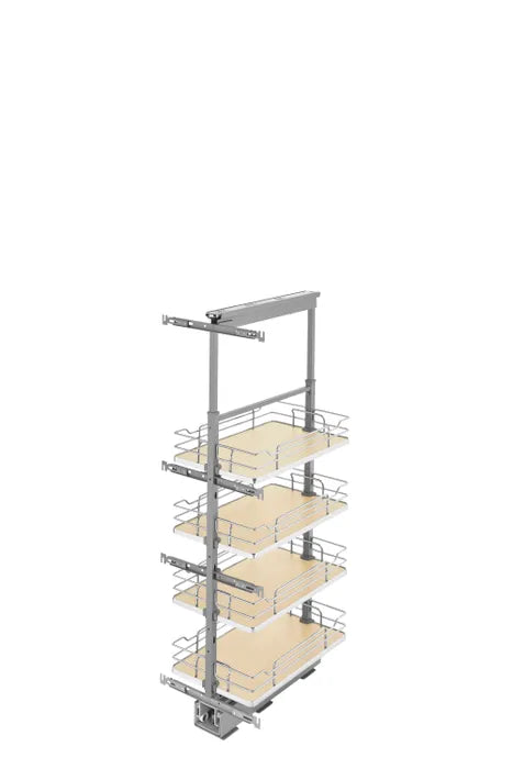 Rev-A-Shelf 5343 Series Solid Bottom Pantry Pullout | 4 Shelves with Soft-Close