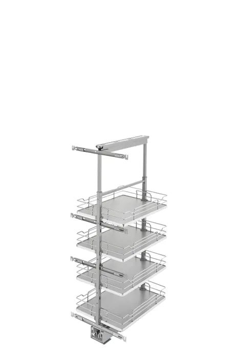 Rev-A-Shelf 5343 Series Solid Bottom Pantry Pullout | 4 Shelves with Soft-Close