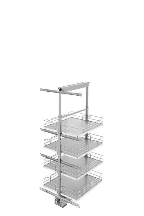 Rev-A-Shelf 5343 Series Solid Bottom Pantry Pullout | 4 Shelves with Soft-Close
