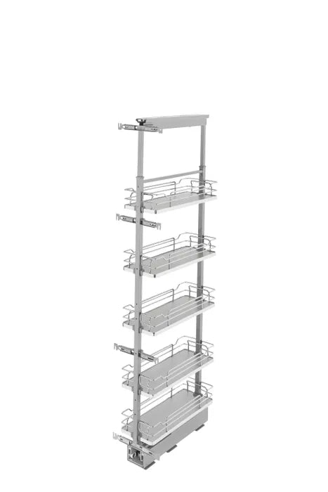Rev-A-Shelf 5358 Series Solid Bottom Pantry Pullout | 5 Shelves with Soft-Close
