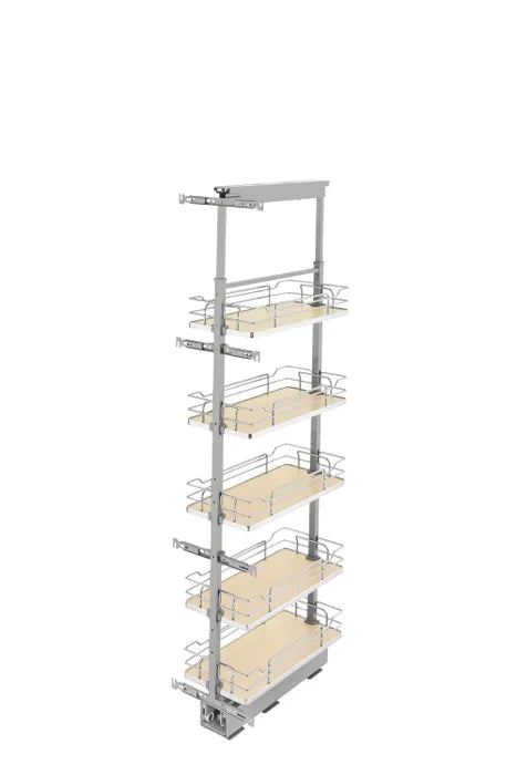 Rev-A-Shelf 5358 Series Solid Bottom Pantry Pullout | 5 Shelves with Soft-Close
