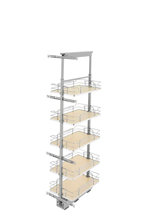 Rev-A-Shelf 5358 Series Solid Bottom Pantry Pullout | 5 Shelves with Soft-Close