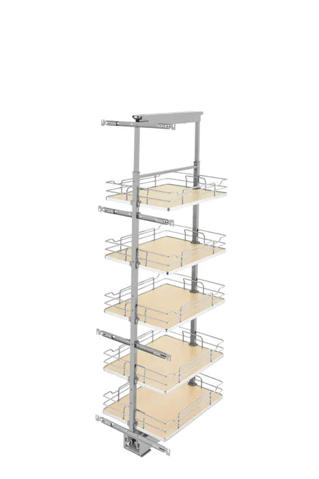 Rev-A-Shelf 5358 Series Solid Bottom Pantry Pullout | 5 Shelves with Soft-Close