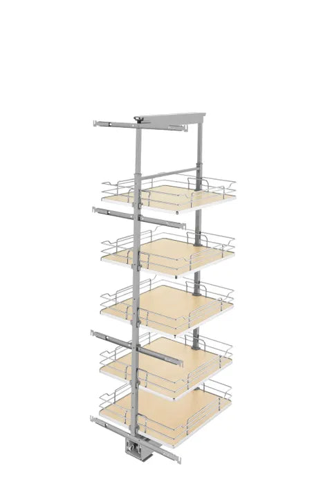 Rev-A-Shelf 5358 Series Solid Bottom Pantry Pullout | 5 Shelves with Soft-Close