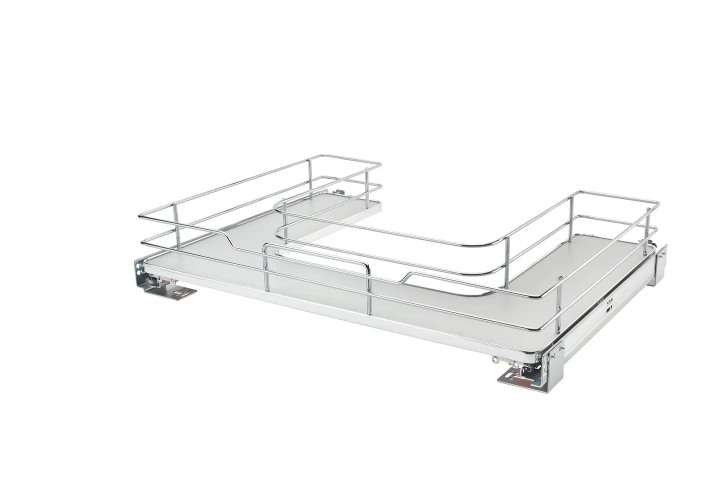 Rev-A-Shelf 5386 Series U-Shaped Solid Bottom Vanity Pullout with Soft-Close