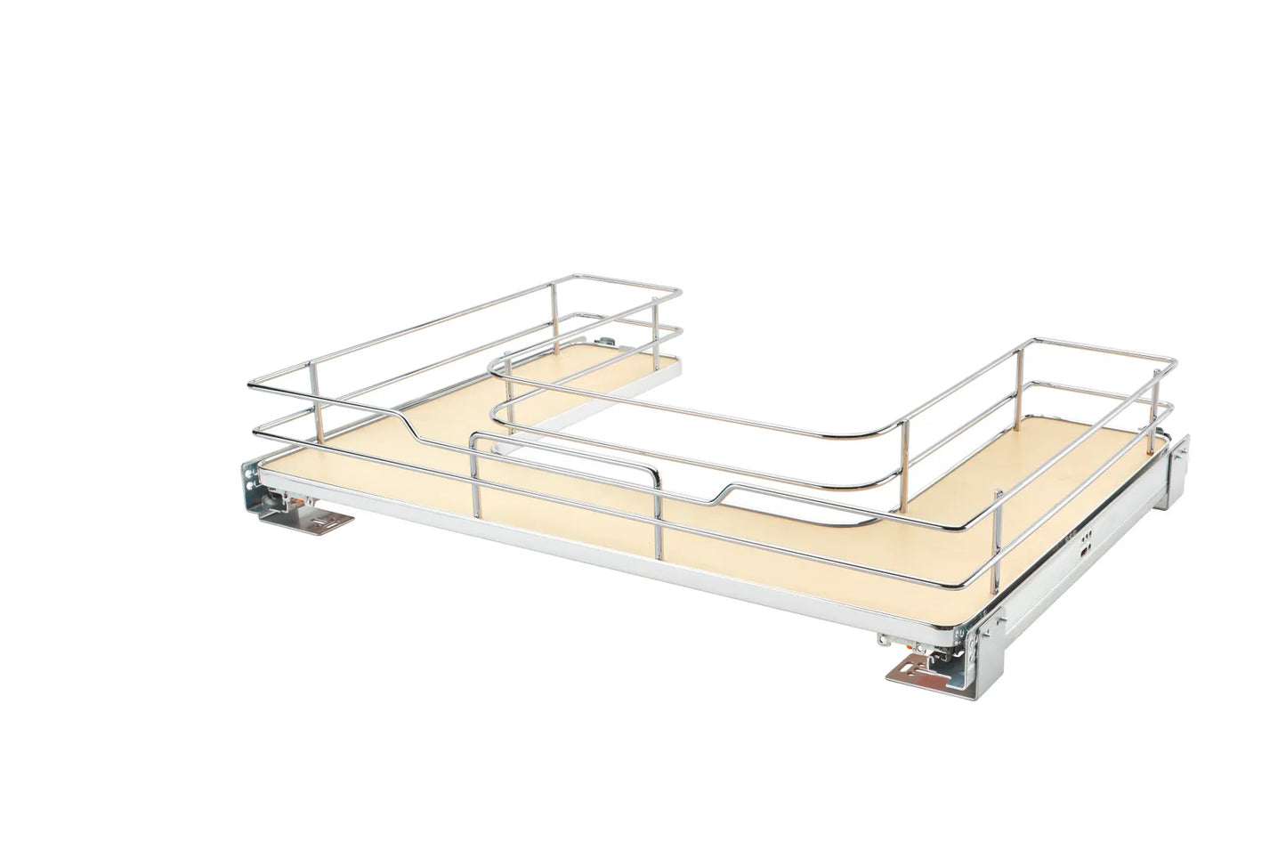 Rev-A-Shelf 5386 Series U-Shaped Solid Bottom Vanity Pullout with Soft-Close