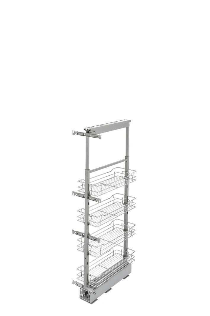 Rev-A-Shelf 5700 Series 4-Shelf Wire Pantry Pullout - Short Height