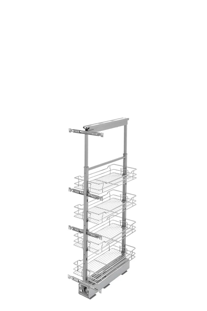 Rev-A-Shelf 5700 Series 4-Shelf Wire Pantry Pullout - Short Height