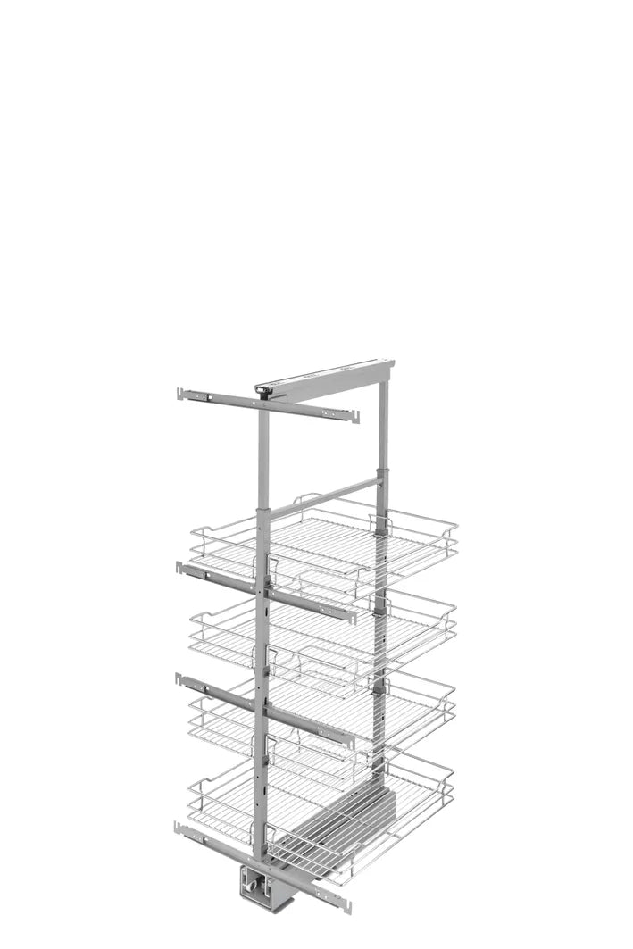 Rev-A-Shelf 5700 Series 4-Shelf Wire Pantry Pullout - Short Height