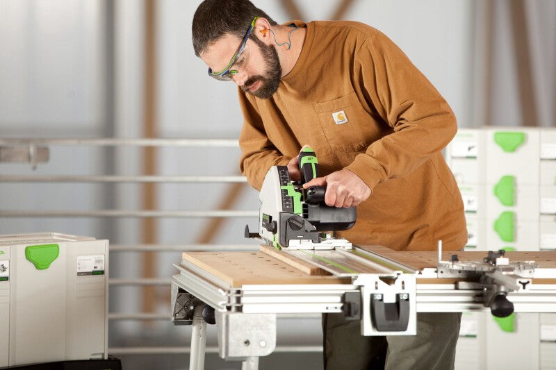 Festool 576119 TS 75 EQ-F-Plus-FS Plunge Cut Track Saw with 75" Guide Rail & Systainer3
