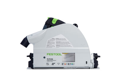 Festool 576119 TS 75 EQ-F-Plus-FS Plunge Cut Track Saw with 75" Guide Rail & Systainer3