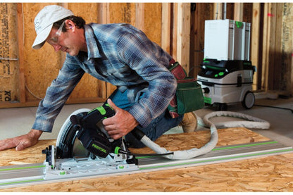 Festool 576119 TS 75 EQ-F-Plus-FS Plunge Cut Track Saw with 75" Guide Rail & Systainer3