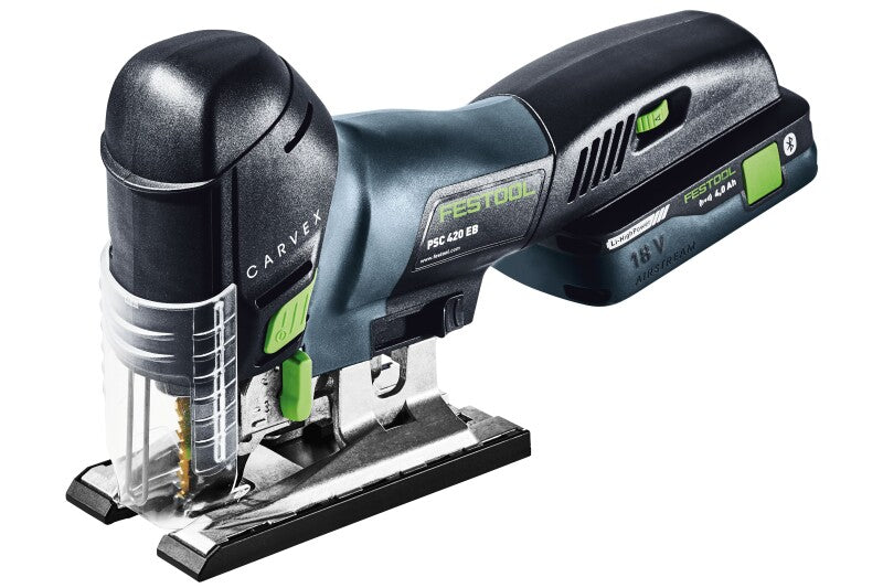Festool 576527 PSC 420 EB Cordless Carvex Jigsaw Bluetooth 4.0Ah Kit with Systainer3