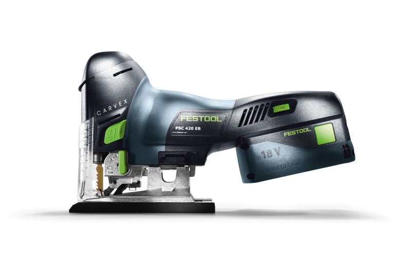 Festool 576527 PSC 420 EB Cordless Carvex Jigsaw Bluetooth 4.0Ah Kit with Systainer3