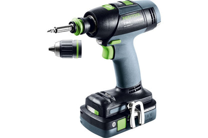 Festool 577608 T 18 Cordless 18V Drill HighPower 4.0Ah SET with Systainer3