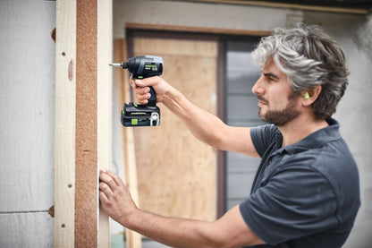 Festool 577616 QUADRIVE TPC 18/4 Cordless Hammer Drill & TID 18 Impact Driver Combo Kit with Systainer3