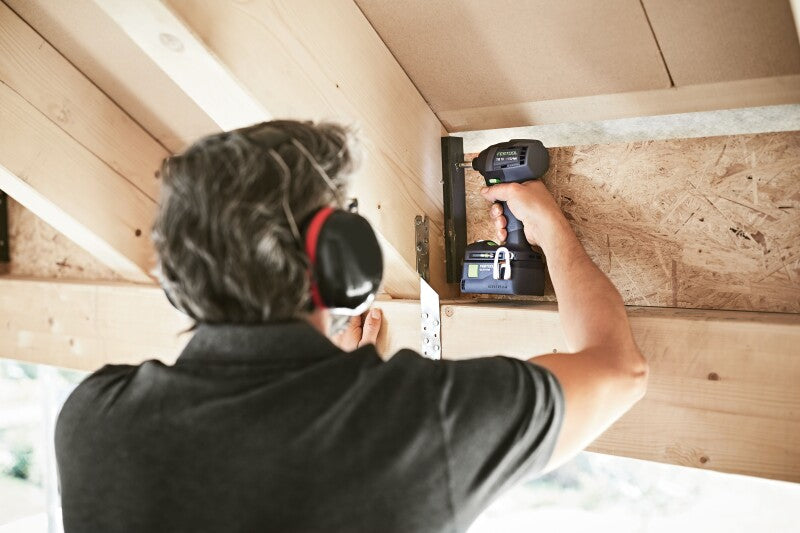 Festool 577616 QUADRIVE TPC 18/4 Cordless Hammer Drill & TID 18 Impact Driver Combo Kit with Systainer3