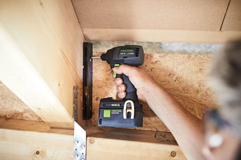 Festool 577616 QUADRIVE TPC 18/4 Cordless Hammer Drill & TID 18 Impact Driver Combo Kit with Systainer3