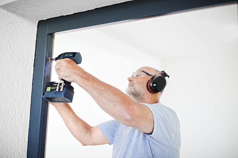 Festool 577616 QUADRIVE TPC 18/4 Cordless Hammer Drill & TID 18 Impact Driver Combo Kit with Systainer3